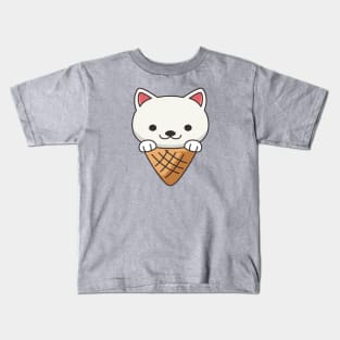 Ice Cream Cat 1 Kids T-Shirt